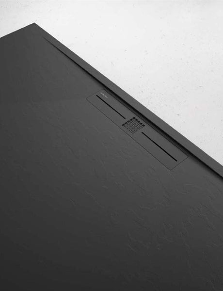 Plato de Ducha de Resina con Carga Mineral - Textura Pizarra - Color a elegir - Modelo SIDE