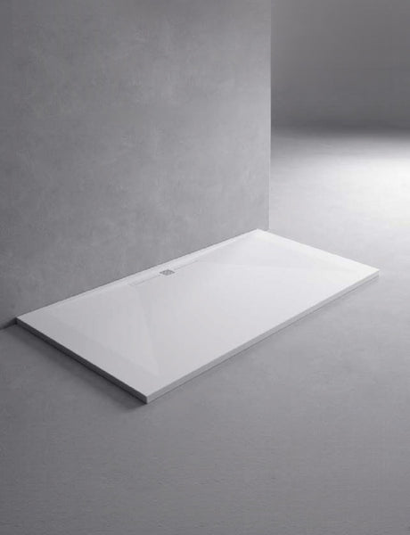 Plato de Ducha de Resina con Carga Mineral - Textura Pizarra - Color a elegir - Modelo SIDE