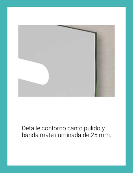 Canto Pulido Rectangular con Banda