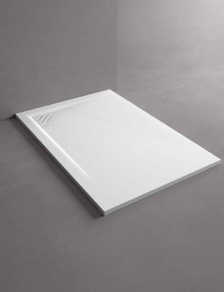 Plato de Ducha de Resina con Carga Mineral - Textura Lisa - Color a elegir - Modelo MIO