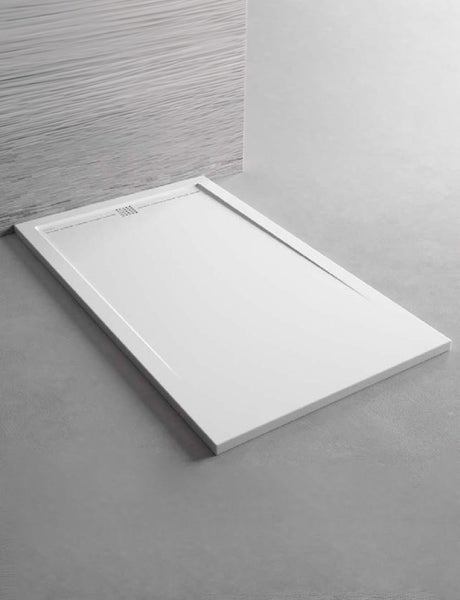 Plato de Ducha de Resina con Carga Mineral - Textura Pizarra - Color a elegir - Modelo CACH