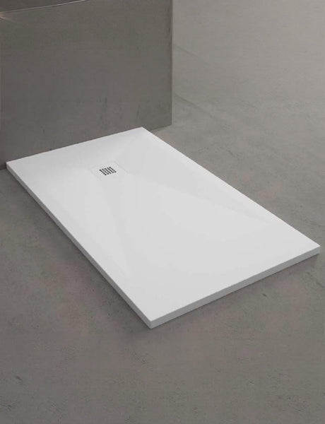 Plato de Ducha de Resina con Carga Mineral - Textura Pizarra - Color a elegir - Modelo PLUS